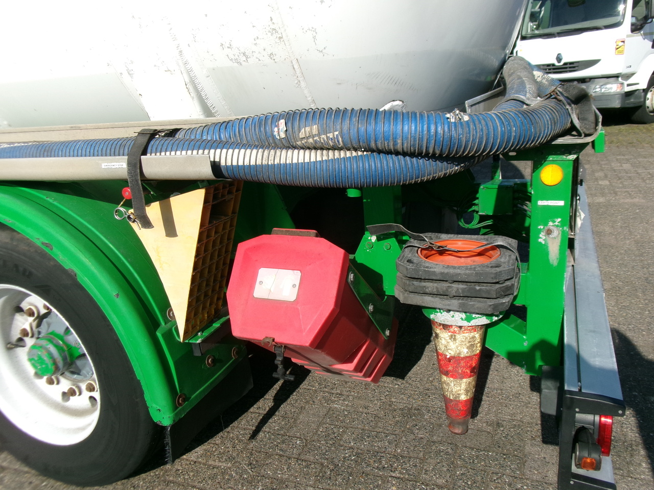 液罐半拖车 用于运输 燃料 Feldbinder Fuel tank alu 42 m3 / / 6 comp + pump：图13