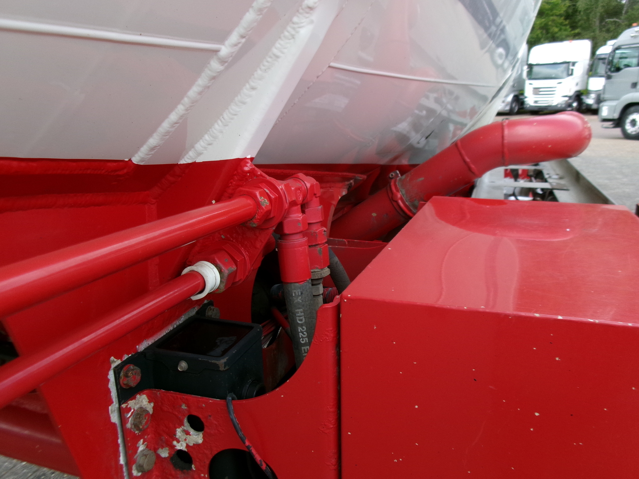 液罐半拖车 用于运输 燃料 Feldbinder Fuel tank alu 44.6 m3 + pump：图9