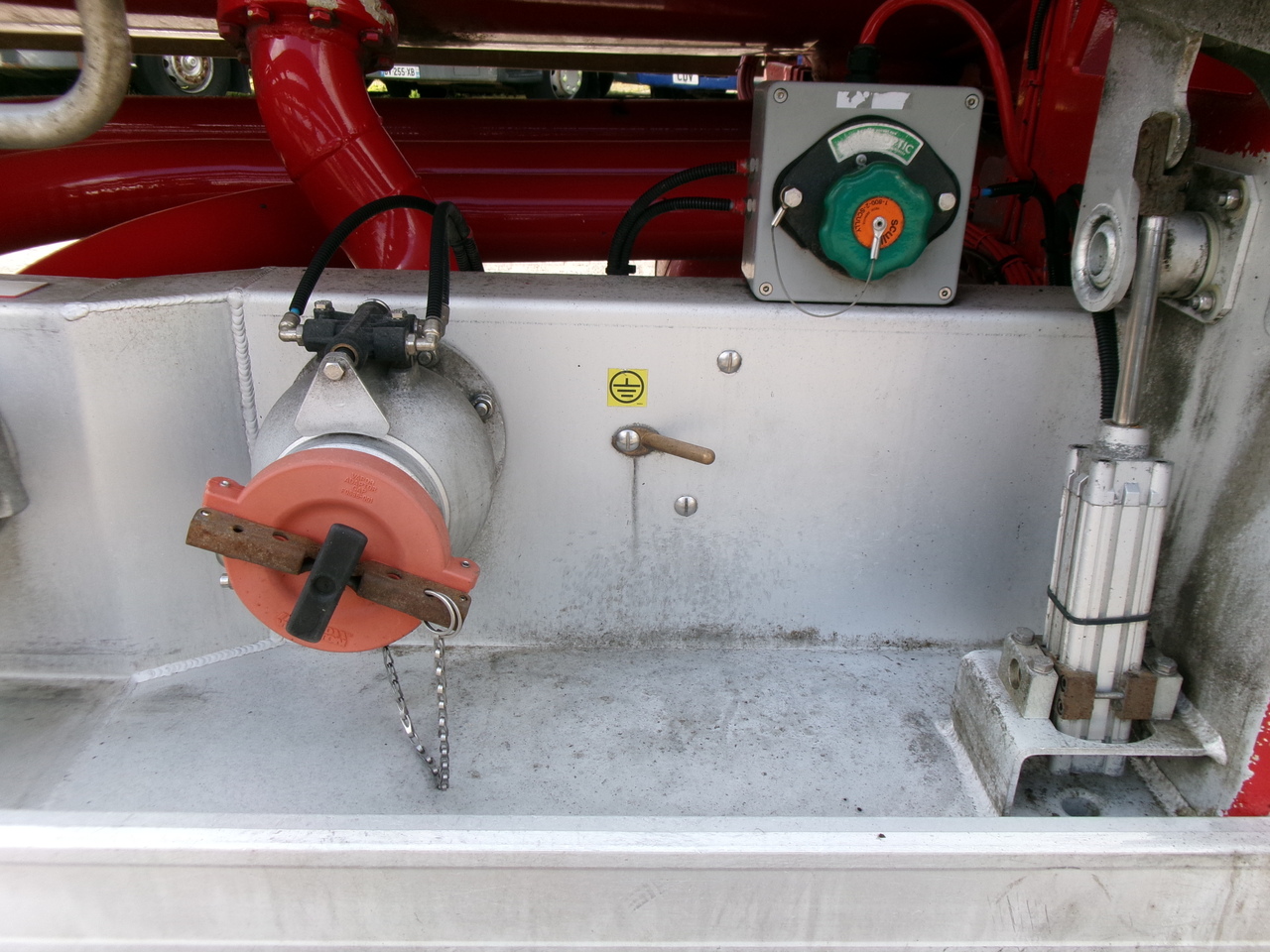 液罐半拖车 用于运输 燃料 Feldbinder Fuel tank alu 44.6 m3 + pump：图17