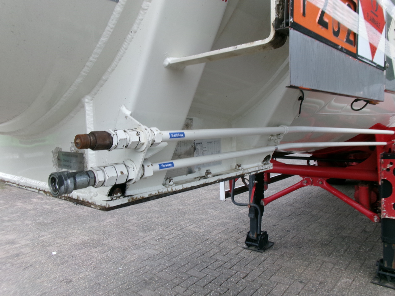 液罐半拖车 用于运输 燃料 Feldbinder Fuel tank alu 44.6 m3 + pump：图8