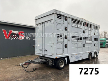Finkl VA 24 3.Stock Vieh. Hubdach Rampe 3 Achsen  - 牲畜运输拖车