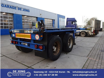 Flandria 20 FT Container Chassis / BPW / Steel Suspension / Double Tyres - 集装箱运输车/ 可拆卸车身的半拖车