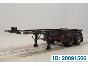 Flandria 20 ft skelet - 集装箱运输车/ 可拆卸车身的半拖车