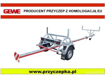 新的 木材运输拖车 GEWE Dłużyca Kłonica do 12 m - P0750 D/1：图1