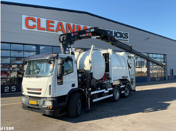 Ginaf C 3130 Hiab 16 ton/meter laadkraan + container Washing - 垃圾车