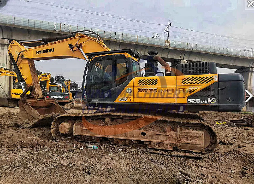 挖掘机 Good Quality Construction Machinery Hyundai 520vs Crawler Digital 520 Used Excavators For Hyundai：图5