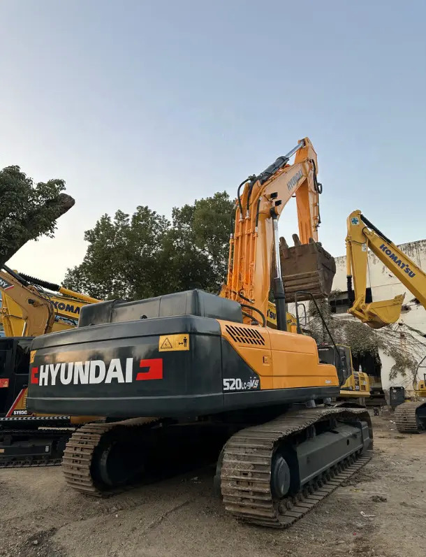 挖掘机 Good Quality Construction Machinery Hyundai 520vs Crawler Digital 520 Used Excavators For Hyundai：图7