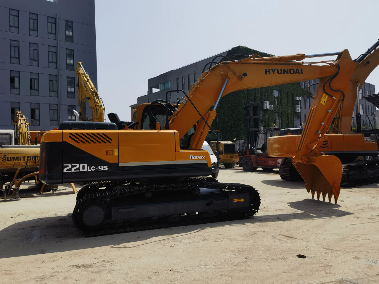 履带式挖掘机 Good condition Used Hyundai 220 Excavator Hyundai 220-9s Crawler Excavator For Sale：图5