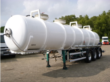 Guhur / Maisonneuve Chemical ACID tank Alu 24.2 m3 / 1 comp - 液罐半拖车