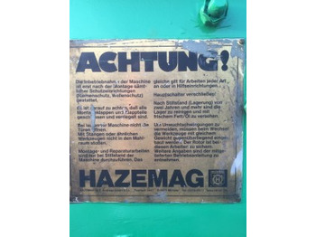  HAZEMAG SAP1 Impact Crusher - 反击式破碎机
