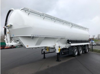 HEITLING 51 m3, 7 compartments animal food silo trailer - 液罐半拖车