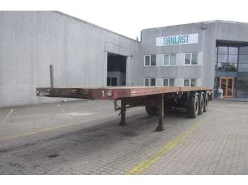 HRD kran trailer - 栏板式/ 平板半拖车