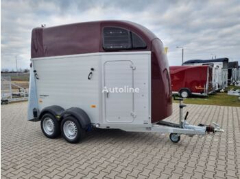 新的 马拖车 HUMBAUR Xanthos Aero 2400 trailer for 2 horses saddle room 2.4T GVW：图1