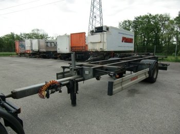 Hangler 1-Achs Lafette  Luftgefedert - 集装箱运输车/ 可拆卸车身的拖车
