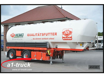 Heitling - Siloauflieger,7 Kammern,48m³, Futter,  - 液罐半拖车