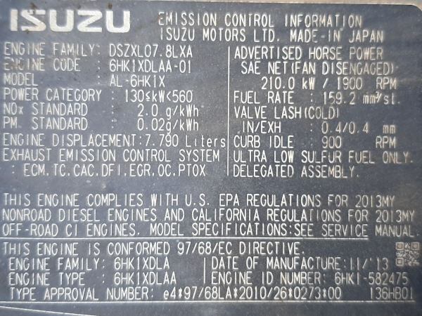履带式挖掘机 Hitachi ZX350LCN-5：图9