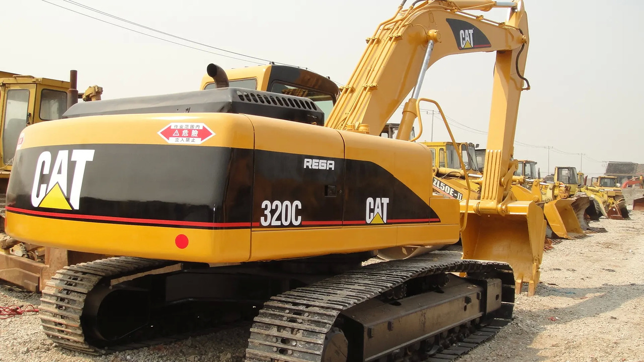 履带式挖掘机 Hot sale Caterpillar excavator used cat 320C 20 ton hydraulic crawler excavator in good condition：图5