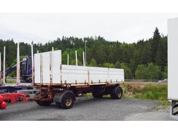 Istrail SA 210 2 akslet slepetralle  - 栏板式/ 平板拖车