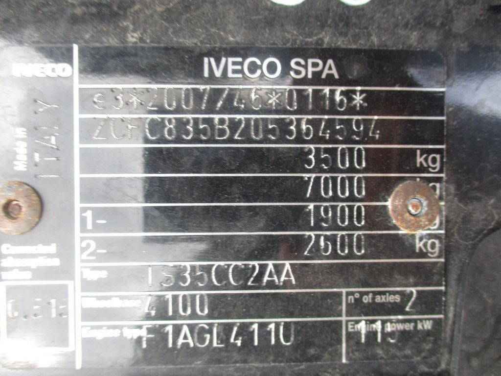 冷藏货车 Iveco Daily 35C16：图11
