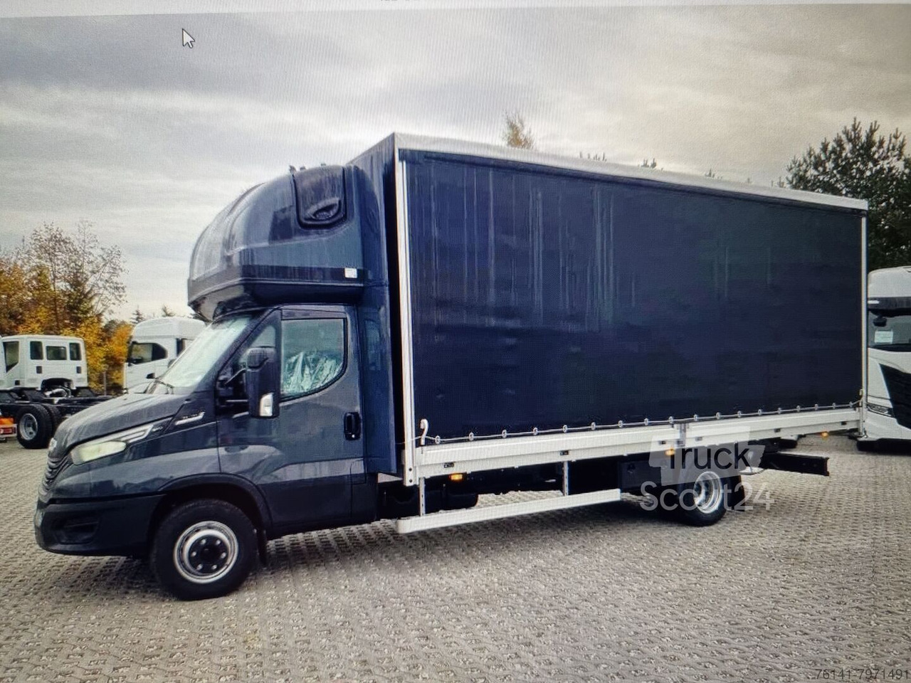 新的 侧帘货车 Iveco Daily 70C18 A8 15PAL Luftfederung：图5