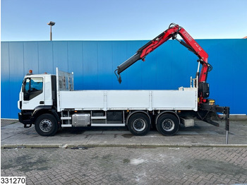 栏板式/ 平板卡车, 起重车 Iveco Trakker 410 6x4, EURO 6, Fassi, Remote：图4