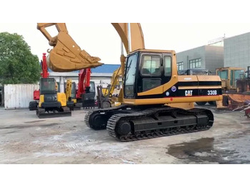 履带式挖掘机 Japan Manufacture Used Caterpillar 330bl Excavator, Cat 325b, 325bl 330bl 330bl 320b Crawler Heavy Duty Excavator for Sale to Lagos, Nigeria：图1