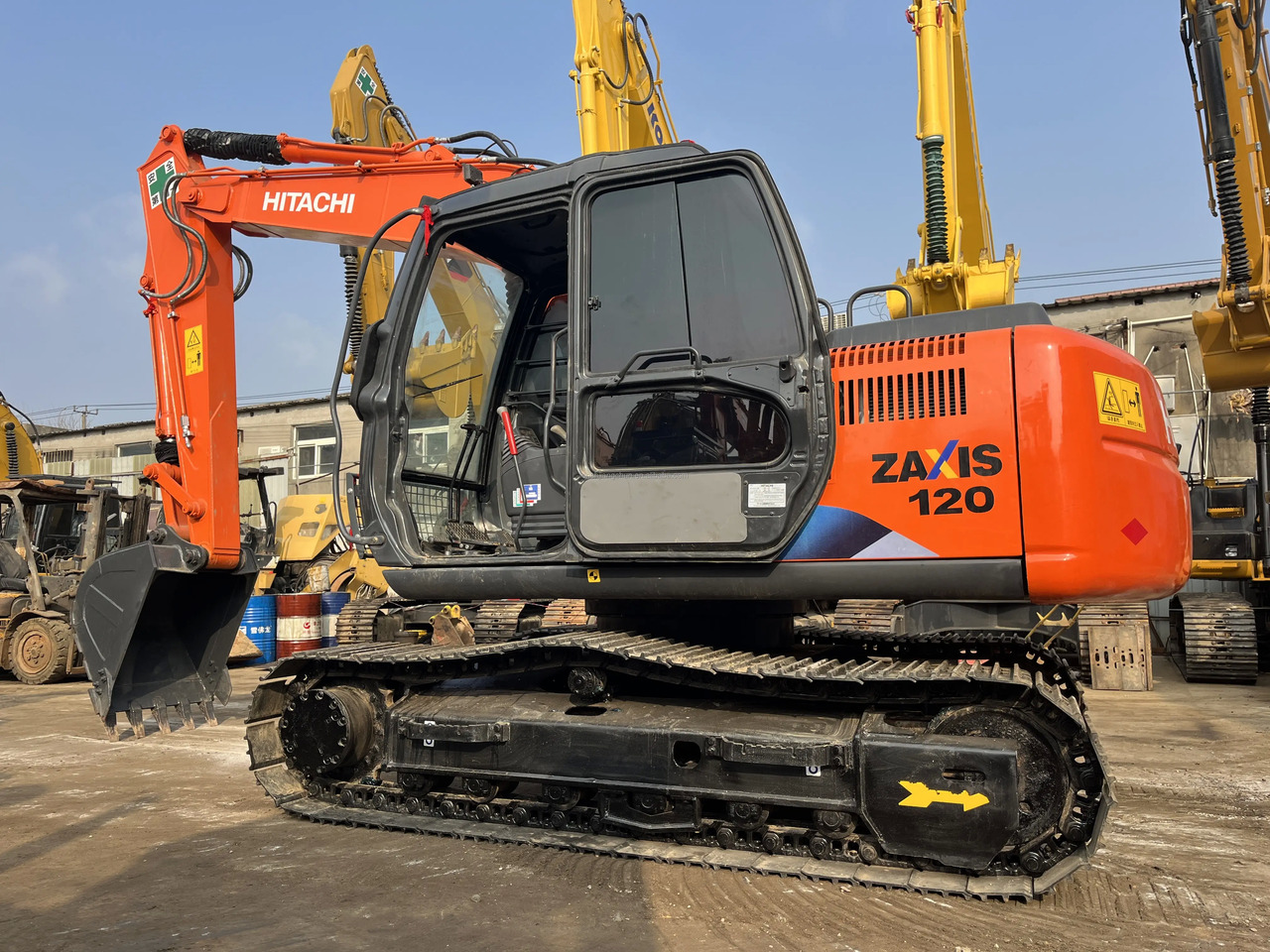 挖掘机 Japan Origin Used Hitachi Zx120 Zaxis 120 12t Medium Size Crawler Excavator：图4