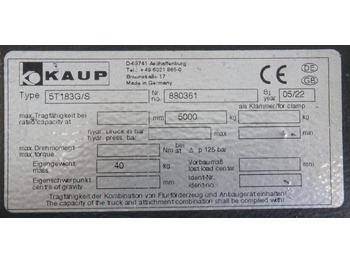 KAUP 5T183G/S - 材料装卸设备：图4
