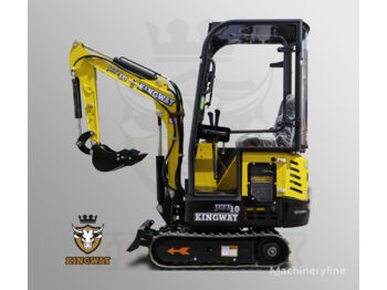 KINGWAY Mini Excavator Jeff 10 K Ramie Skrętne + bucket 300/500/800 - 小型挖掘机