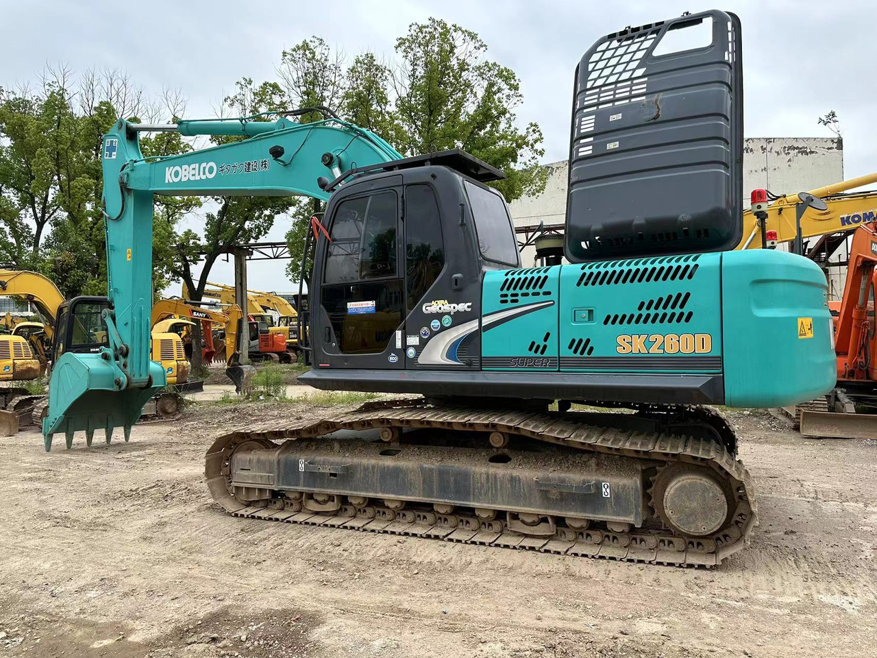 履带式挖掘机 KOBELCO 26 ton original used excavator SK260D, Large engineering construction machinery good condition low price for sale：图4