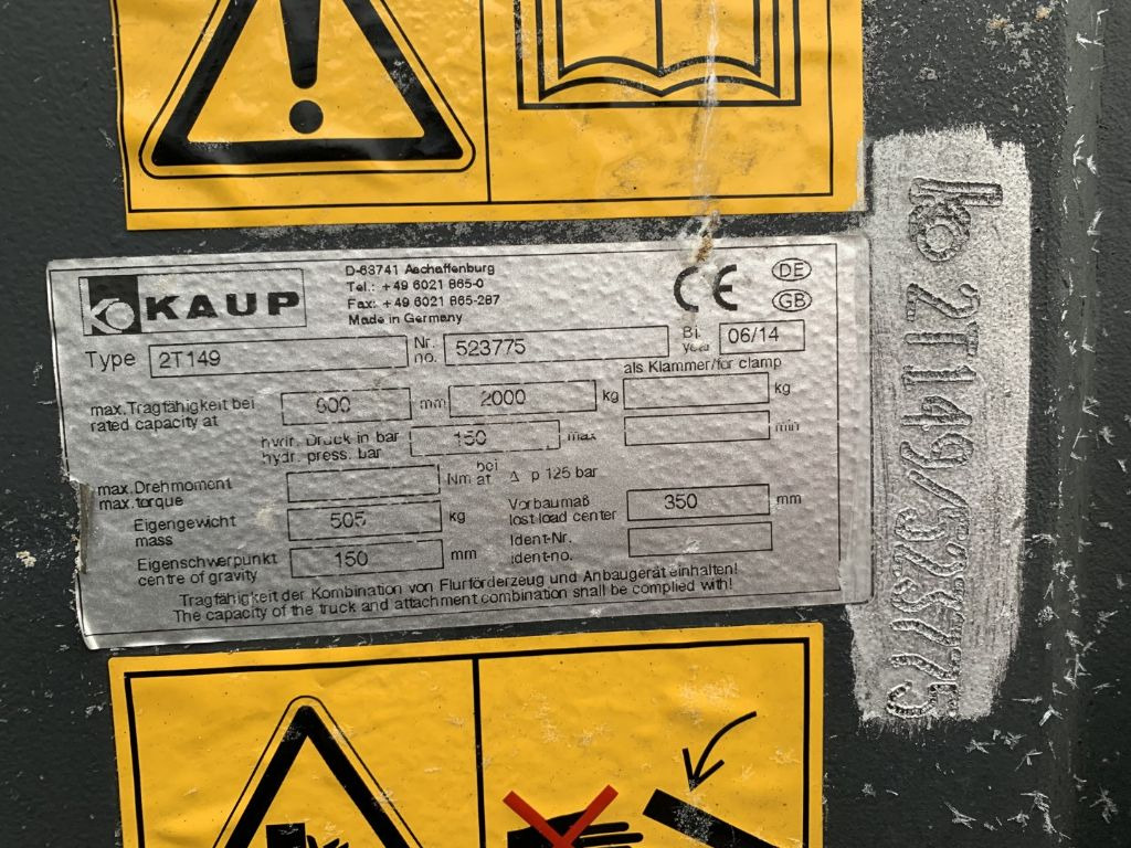 附件 适用于 材料装卸设备 Kaup 2T149：图5