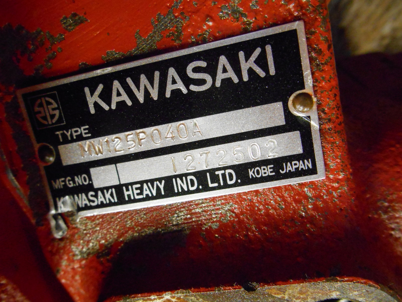 液压阀 适用于 建筑机械 Kawasaki MW125P040A -：图4