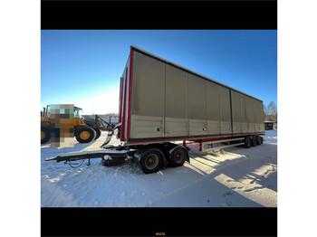 封闭厢式拖车 Kilafors 3 axle semi trailer with 2014 Parator SD 18 dolly：图1