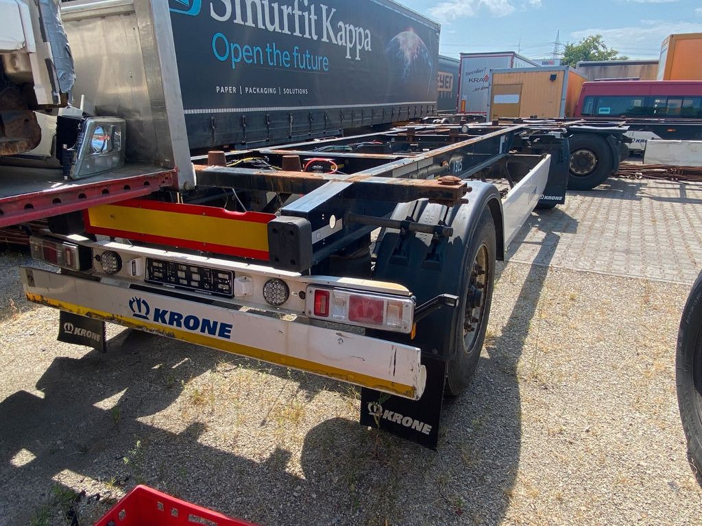 集装箱运输车/ 可拆卸车身的拖车 Krone AZ Laffete 5x Stück vorhanden：图6