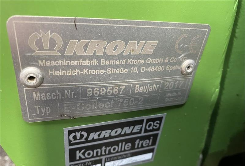玉米收割装置 Krone Easy Collect 750-2：图3