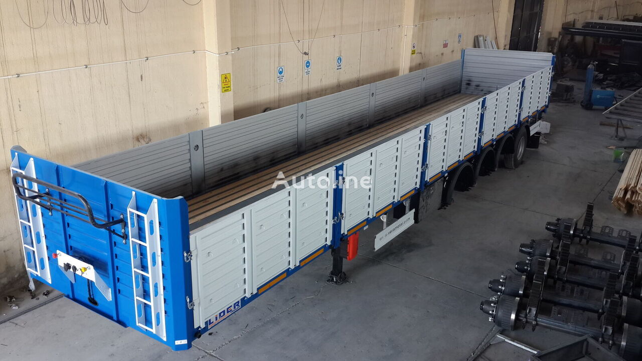 新的 栏板式/ 平板半拖车 LIDER 2023 Model NEW trailer Manufacturer Company READY：图12