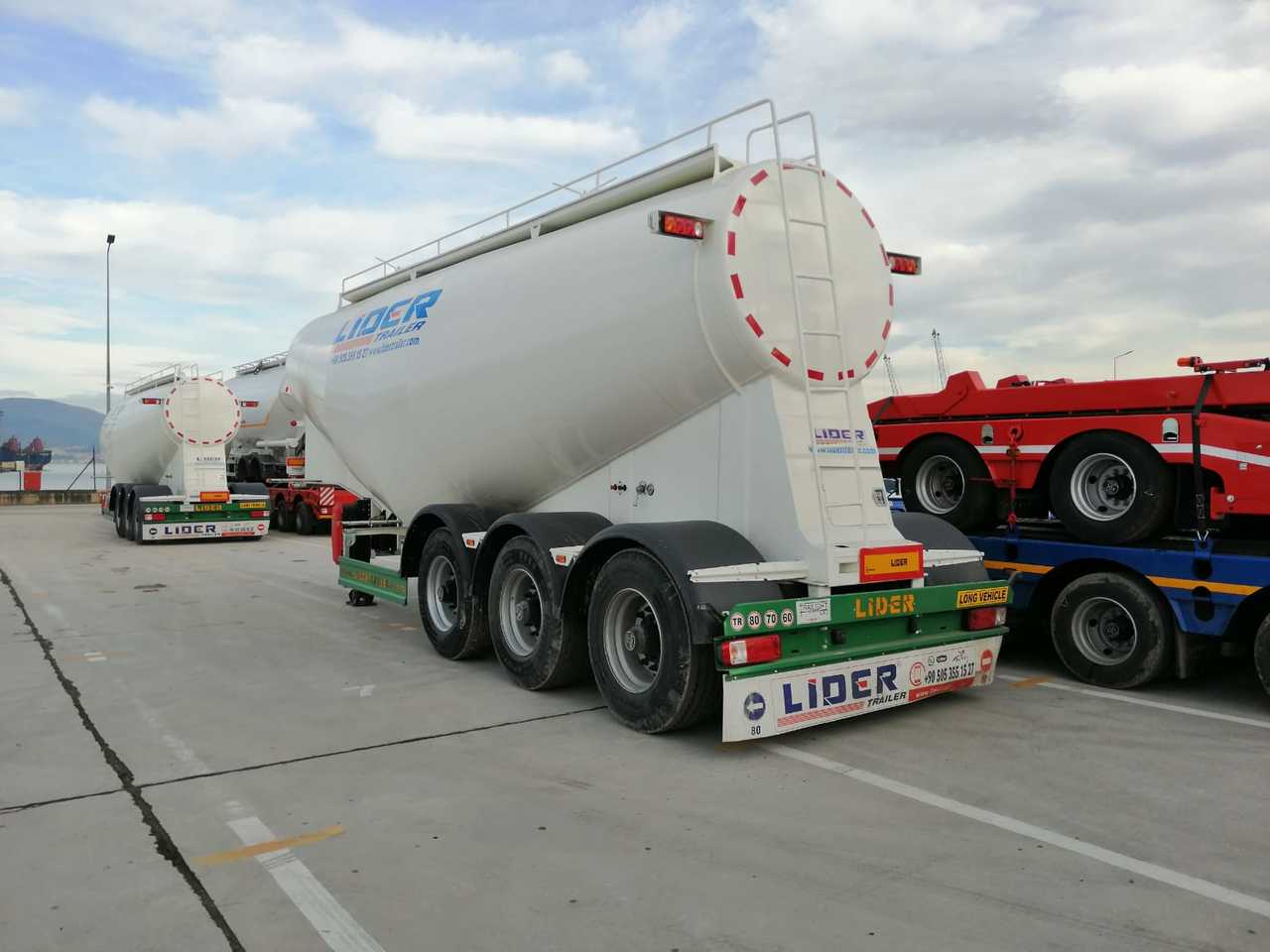 新的 液罐半拖车 用于运输 水泥 LIDER 2024 MODEL NEW CEMENT TANKER：图18