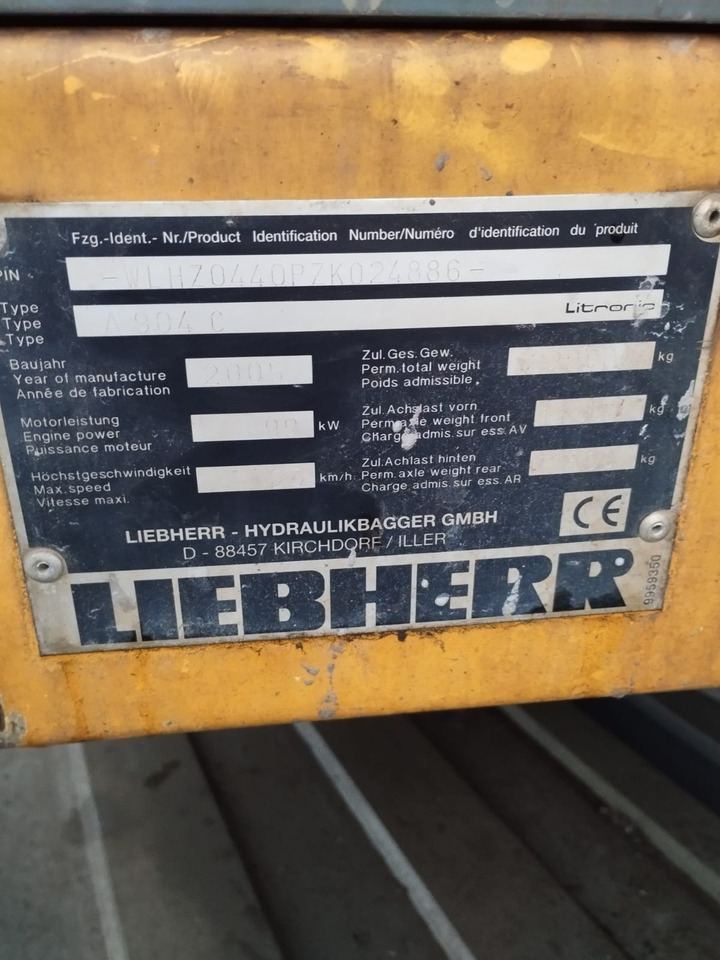 垃圾/ 工业叉装车 LIEBHERR A904C-2005：图3