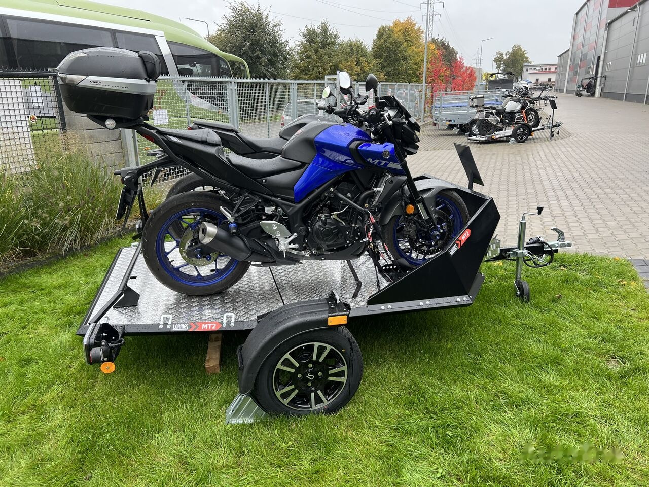 新的 摩托车拖车 Lorries MT-2 steel wheels, trailer for 2 motorcycles / ATV / 3 motocross：图7