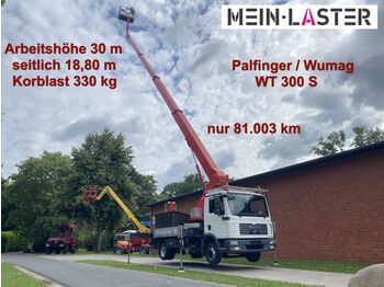 MAN 7.150 WT 300 S Wumag/ Palfinger seitl.  18.8 m  - 车载空中平台