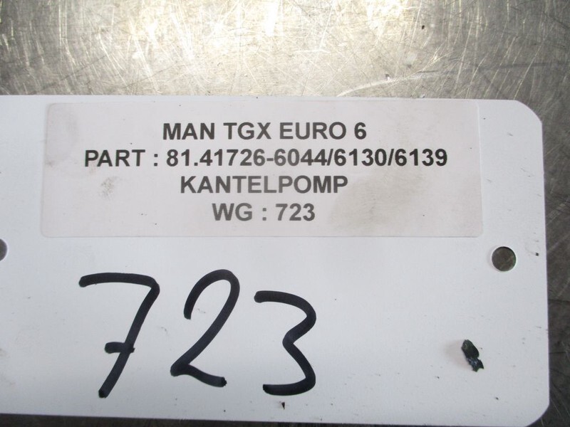 液压系统 适用于 卡车 MAN 81.41726-6044/6130//6139 KANTELPOMP TGX TGS TGM TGL EURO 6：图3