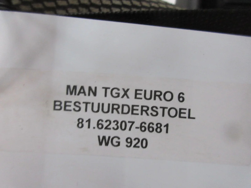 座椅 适用于 卡车 MAN 81.62307-6681//81.62307-6632 STOELEN SET TGX EURO 6：图9