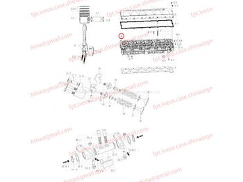 汽缸盖 MAN D2066 Cylinder head cover assembly 03401-6024