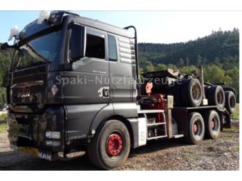 MAN TGX 33 540 6x4 XL+ Anhäger DIEBOLT  - 林业拖车