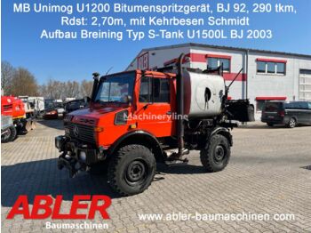MERCEDES-BENZ Bitumenspritzgerät Unimog U1200 Aufbau Breining - 沥青洒布车