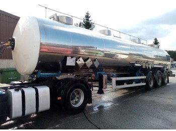 液罐半拖车 用于运输 燃料 Magyar ADR 3 ASSEN 3 COMP 33500L：图1
