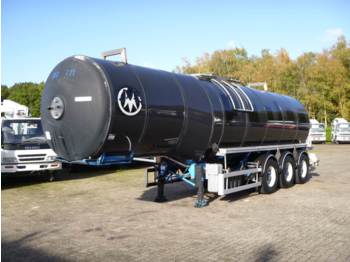 Magyar Bitumen tank inox 31 m3 / 1 comp - 液罐半拖车