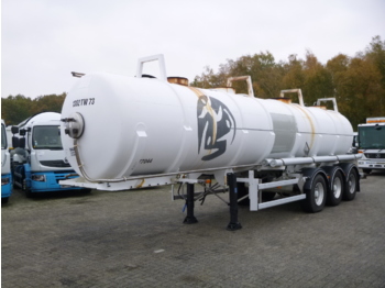 Maisonneuve Chemical acid tank inox 24.5 m3 / 1 comp - 液罐半拖车