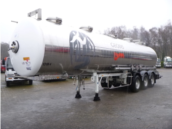 Maisonneuve Chemical tank inox 31.5 m3 / 1 comp - 液罐半拖车