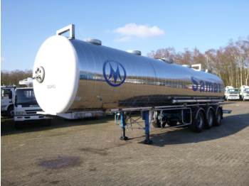 Maisonneuve Chemical tank inox 33.5 m3 / 1 comp - 液罐半拖车